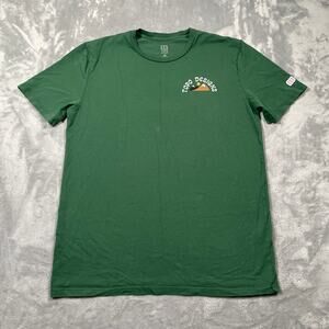 Topo Designs T Shirt Mens Medium Green Colorado Mountain Outdoor Gorpcore Hiking